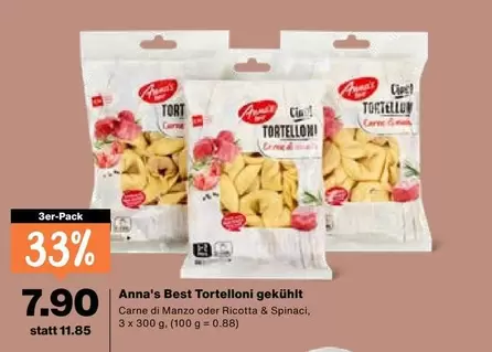 Tortelloni gekühlt