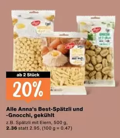 Anna's Best-Spätzli und -Gnocchi, gekühlt