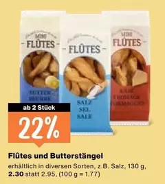 Fl
uevo;tes und Butterst
uevo;ngel
