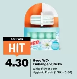 WC-Ein Hänger-Sticks