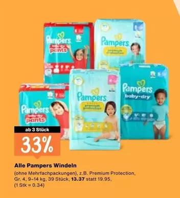 Pampers Windeln