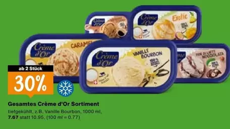 Crème d'Or Sortiment