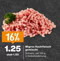 Migros Hackfleisch gemischt