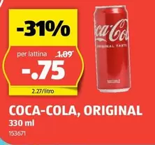 COCA-COLA, ORIGINAL 330 ml 153671