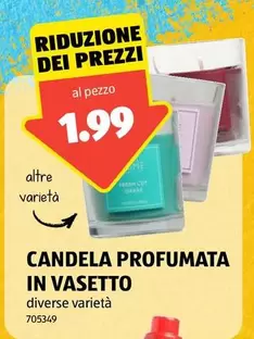 CANDELA PROFUMATA IN VASETTO