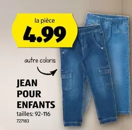 JEAN POUR ENFANTS tailles: 92-116 727183