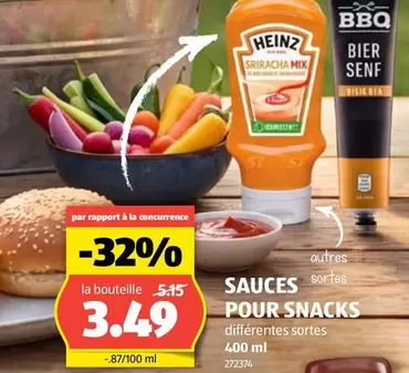SAUCES POUR SNACKS