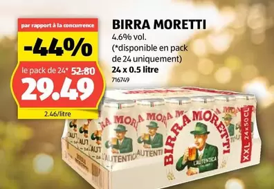 BIRRA MORETTI