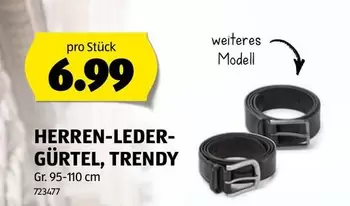Herren-Leder-Gürtel, Trendy