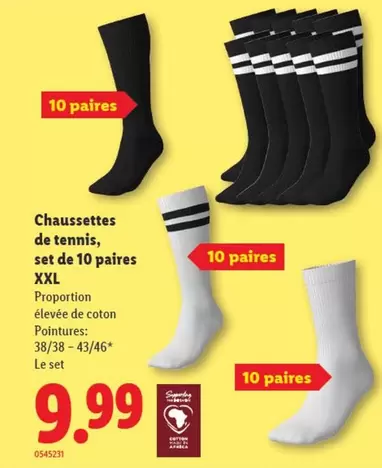 Chaussettes de tennis