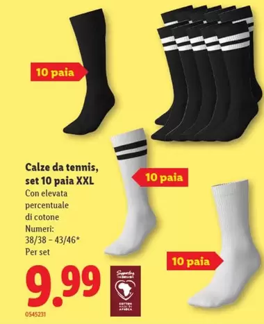 Calze da tennis