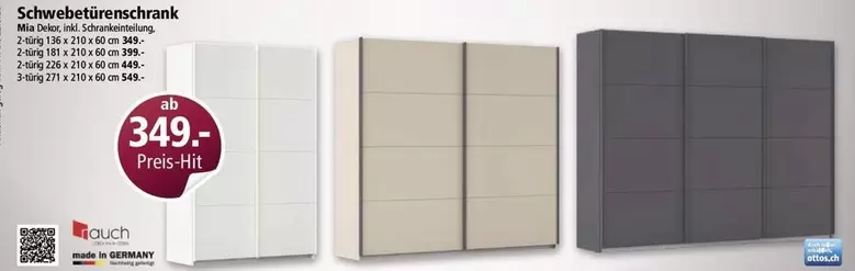 Mia - Schwebetürenschrank