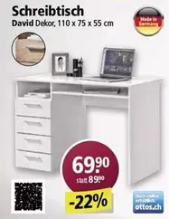 Schreibtisch David Dekor