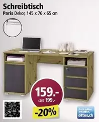 Schreibtisch Paris Dekor