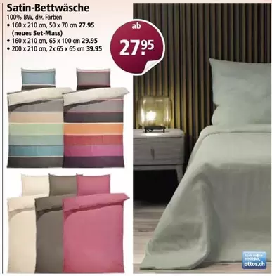 Satin-Bettwäsche