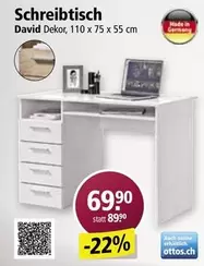 Schreibtisch David Dekor