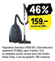 Aspirateur PD82-4ST, ultra-silencieux