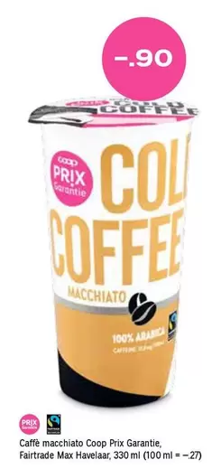 Cold Coffee Macchiato