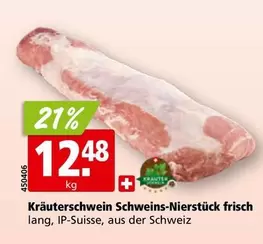 Kräuterschwein Schweins-Nierstück frisch