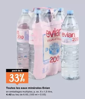 Evian - Eaux minérales