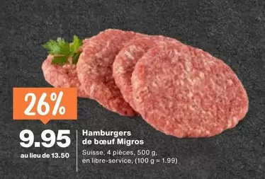 Hamburgers de boeuf