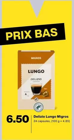 Delizio Lungo Migros