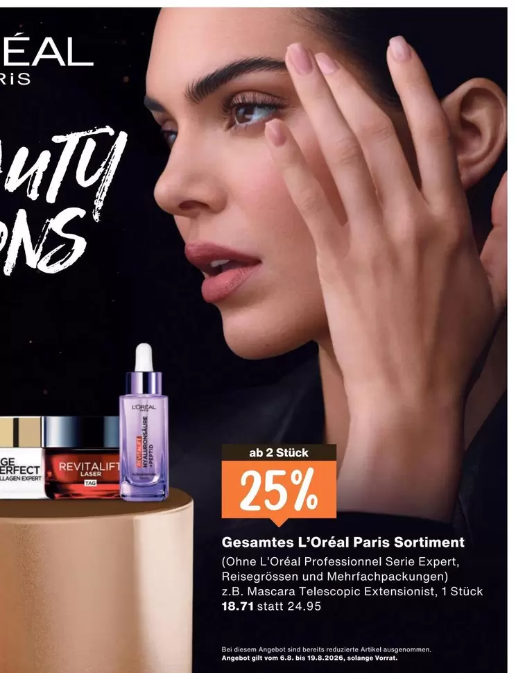 Gesamtes L'Oréal Paris Sortiment