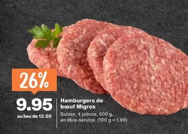 Hamburgers de boeuf