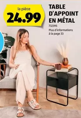 TABLE D'APPOINT EN MÉTAL 732395