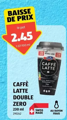 CAFFÈ LATTE DOUBLE ZERO 230 ml 290242