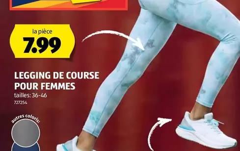 LEGGING DE COURSE POUR FEMMES
