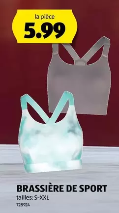 BRASSIÈRE DE SPORT