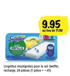 Swiffer - Lingettes imprégnées pour le sol