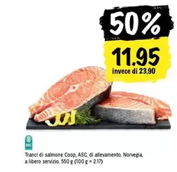 Tranci di salmone