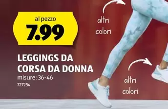 LEGGINGS DA CORSA DA DONNA