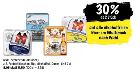 Wahl - alkoholfreie Biere im Multipack