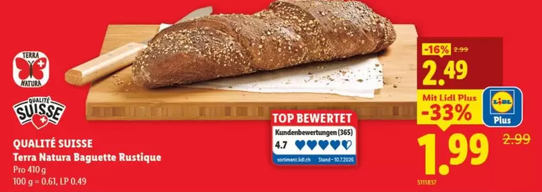 Terra Natura Baguette Rustique