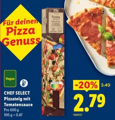 Pizzateig mit Tomatensauce