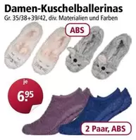 Damen-Kuschelballerinas