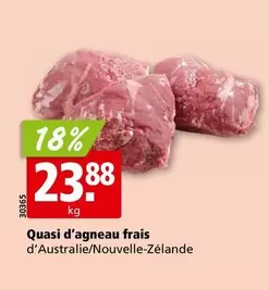 Quasi d'agneau frais