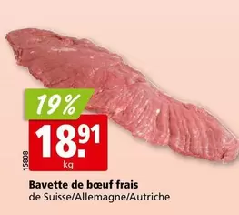 Bavette de boeuf frais