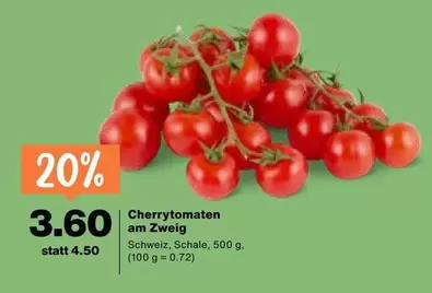 Cherrytomaten am Zweig