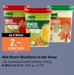 Bouillons in der Dose