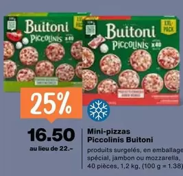 Mini-pizzas Piccolinis