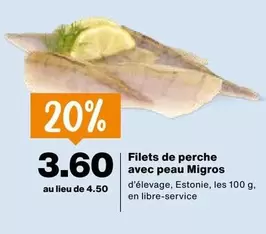 Filets de perche