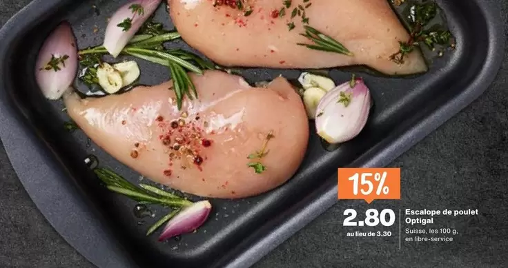 Escalope de poulet