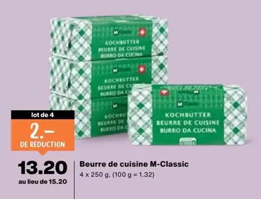 Beurre de cuisine