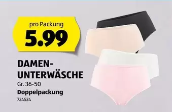 Damen Unterwäsche Doppelpackung