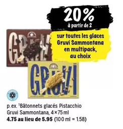 Bâtonnets glacés