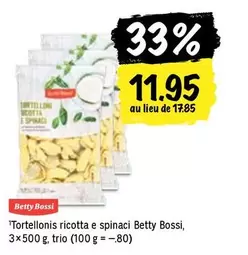 Tortelloni ricotta e spinaci